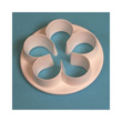 PME Plastic Cutters, 4 Pc. Set: Five Petal