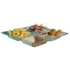 Textured Acrylic 4-Compartment Server	