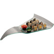 Gourmet Display Textured Acrylic Free Formed Tray, Wave Small