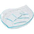 Gourmet Display Textured Acrylic Leaf Shaped Bowl, Large