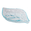 Gourmet Display Textured Acrylic Leaf Shaped Bowl, Small