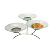 Gourmet Display Tanya Metal Stand w/16" Acrylic Bowls