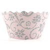 Bella Cupcake Couture Hannah Pink and Gray Wrapper