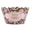 Bella Cupcake Couture It's a Girl Wrapper, 12 Pieces