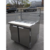 Leader LM36-SC-SS Bain Marie Self Contained Sandwich Prep Table 36", Used Excellent Condition