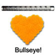 Fat Daddio's Impression Rolling Pin: Bullseye! - IRP-310
