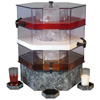 Gourmet Display Hexagon Juice Dispenser 3x3 Gal