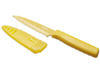 Kuhn Rikon Nonstick Serrated Paring Knife, Yellow