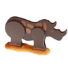 Flexible Chocolate Mold: Rhinoceros