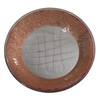 Gourmet Display LJ0313 13" Glass Bowl w/Copper Grid Design