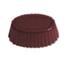 Polycarbonate Chocolate Mold Fluted Oval 37x23mm x 15mm High, 36 Cavities