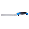 Mercer PRIMARY4 8" Offset Wavy-Edge Knife, Blue
