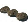 Polycarbonate Chocolate Mold Maya Block 110x37mm x 9mm High, Six Blocks