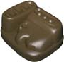 Polycarbonate Chocolate Mold Maya 30x25mm x 13mm High, 35 Cavities