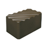 Polycarbonate Chocolate Mold Ridged Rectangle 29x16mm x 13mm High, 30 Cavities