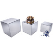 Gourmet Display Acrylic Mirror Cubes 8" 10" 12" (3-Piece Set)