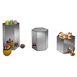 Gourmet Display Hexagon Acrylic Mirror Columns, 3-Piece Set
