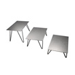 Gourmet Display 3-Pc Rectangular Platform Set