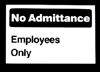 Sign: No Admittance 