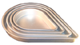 Tear Drop Shape Cake
