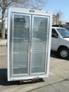 Leader 2 Door Freezer Remote Model PF48RM Used Very Good Condition