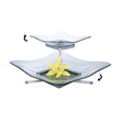 Gourmet Display Rotating Stand w/Glass Bowls