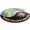 Gourmet Display Yin Yang Acrylic Mirror Tray (2-Piece Set)