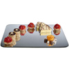 Gourmet Display Rectangle Acrylic Mirror Tray