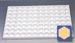 Production Mold Hexagon Single Portion Petit Fours-1.5 oz. capacity Frame & Mold
