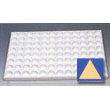 Production Mold Triangle Single Portion Petit Fours-1.5 oz. capacity Frame & Mold (Cutter & Extractor sold separately)
