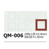 Silicone Chocolate Sheet, Square 50x50mm, 8 Cavities