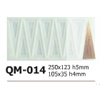 Silicone Chocolate Sheet, Triangle 103x34mm, 10 Cavities