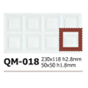 Silicone Chocolate Sheet, Square 49x49mm, 8 Cavities