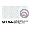 Silicone Chocolate Sheet, Ripple 46mm, 8 Cavities