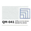 Silicone Chocolate Sheet, Square 46x46mm, 8 Cavities