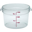 Cambro Round Storage Container Clear 12 Qt.