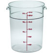 Cambro Round Storage Container Clear 22 Qt.