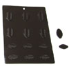 Flexible Chocolate Mold: Football, 2 Sizes, 6 + 6 Cavities