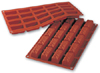 Silicone Flexible Bakeware: Nougat 0.74 Oz, 1.97" x 0.98" x 0.79" High, 20 Cavities