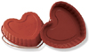 Silicone Baking Mold: Heart 42 Oz,  8.66" x 8.58" x 1.18" High