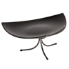 Gourmet Display Triangle Melamine Platter w/Short Metal Stand