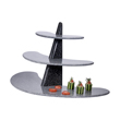 Gourmet Display Winged Serving Stone Astro Tier (Acrylic)