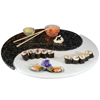 Gourmet Display Yin Yang Serving Stone Trays (Acrylic) - Two-Piece Set 19"