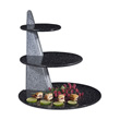 Gourmet Display Round Serving Stone Astro Tier (Acrylic)