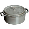 Staub Round Cocotte, Graphite Gray