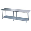 Work Table All Stainless, 84" or Longer