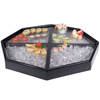 Gourmet Display Octagon Chilled Platter w/Textured Acrylic Insert