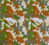 Chocolate Transfer Sheet: Camouflage Design. 15 sheets per pack. Sheet Size: 16"x10"