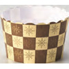 Welcome Home Brands Brown Emblem Baking Cup, Case of 500
