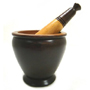 Wooden Mortar & Pest
